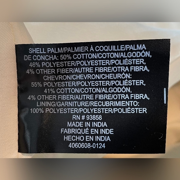 Boutique Miami Resort Beach Vacation Summer Tropical Palm Tree Bag ( NEW ) - Picture 9 of 9